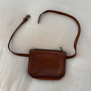 Madewell Brown Leather Crossbody Bag